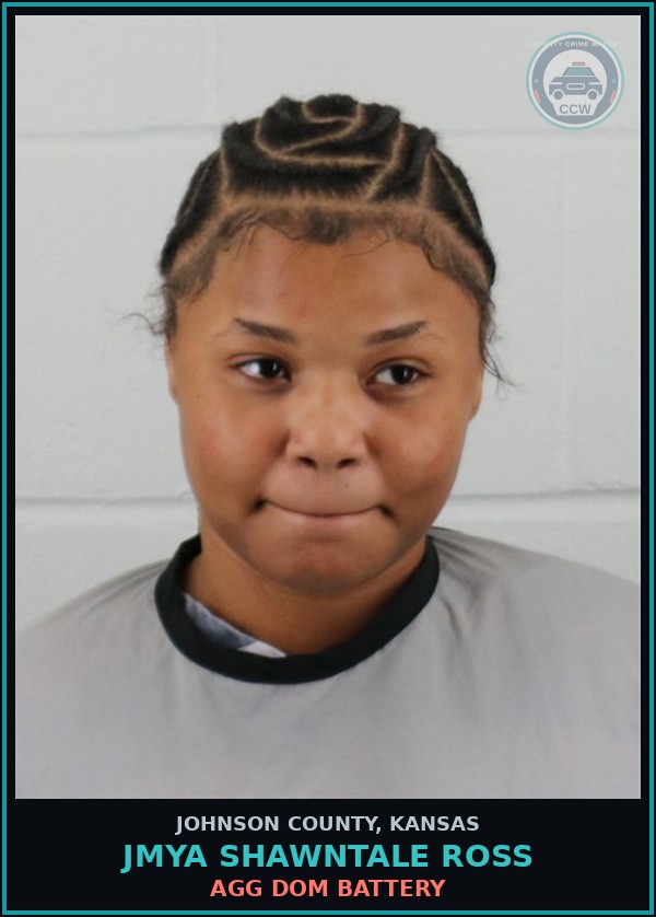 Booking mugshot of JMYA SHAWNTALE ROSS in Johnson County