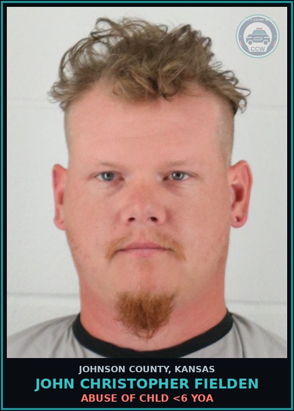 Booking mugshot of JOHN CHRISTOPHER FIELDEN in Johnson County