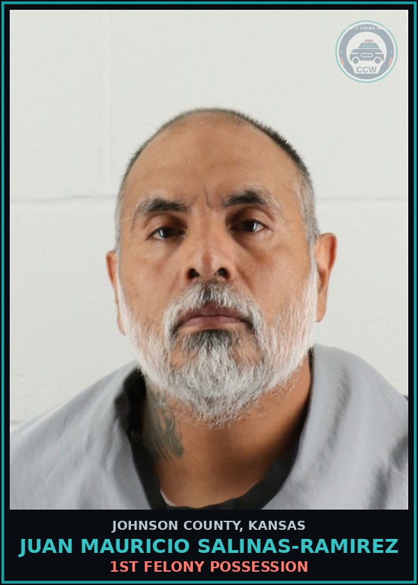 Booking mugshot of JUAN MAURICIO SALINAS-RAMIREZ in Johnson County