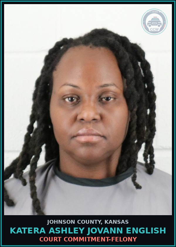 Booking mugshot of KATERA ASHLEY JOVANN ENGLISH in Johnson County