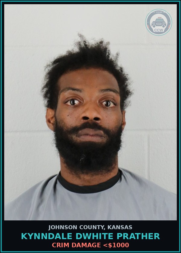 Booking mugshot of KYNNDALE DWHITE PRATHER in Johnson County