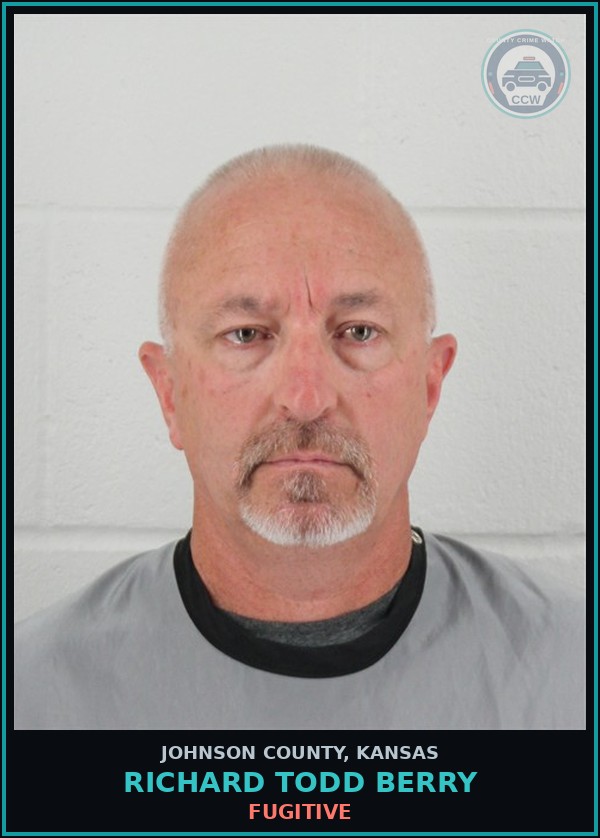 Booking mugshot of RICHARD TODD BERRY in Johnson County