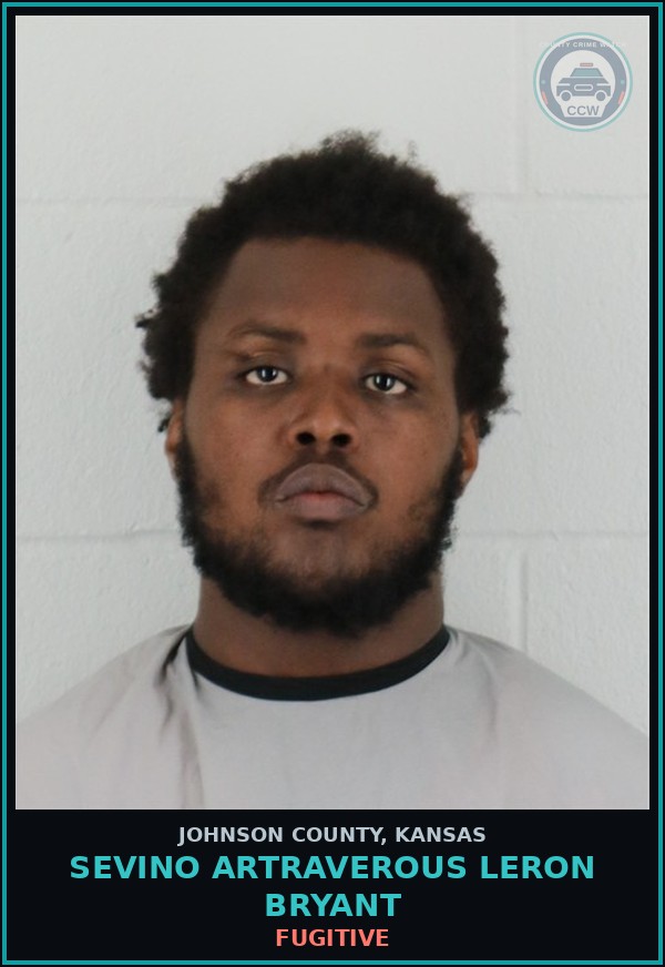 Booking mugshot of SEVINO ARTRAVEROUS LERON BRYANT in Johnson County