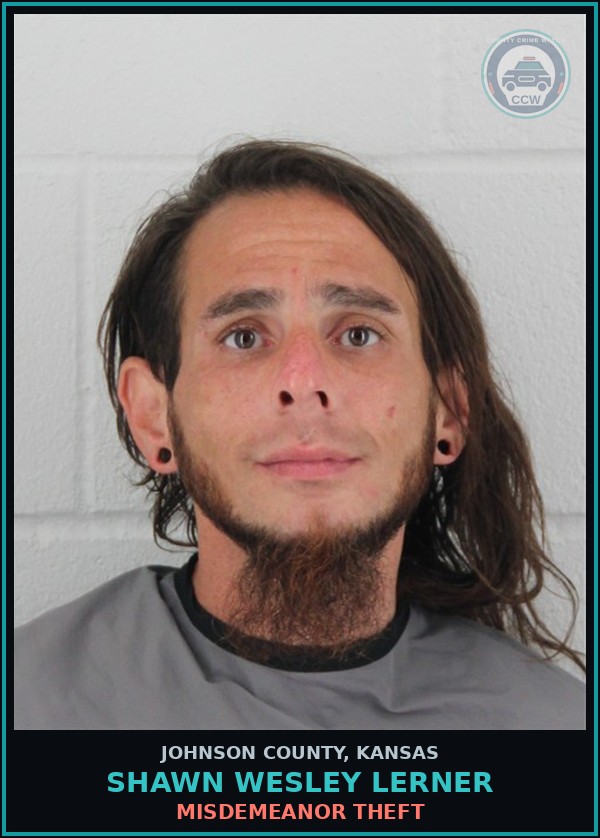 Booking mugshot of SHAWN WESLEY LERNER in Johnson County