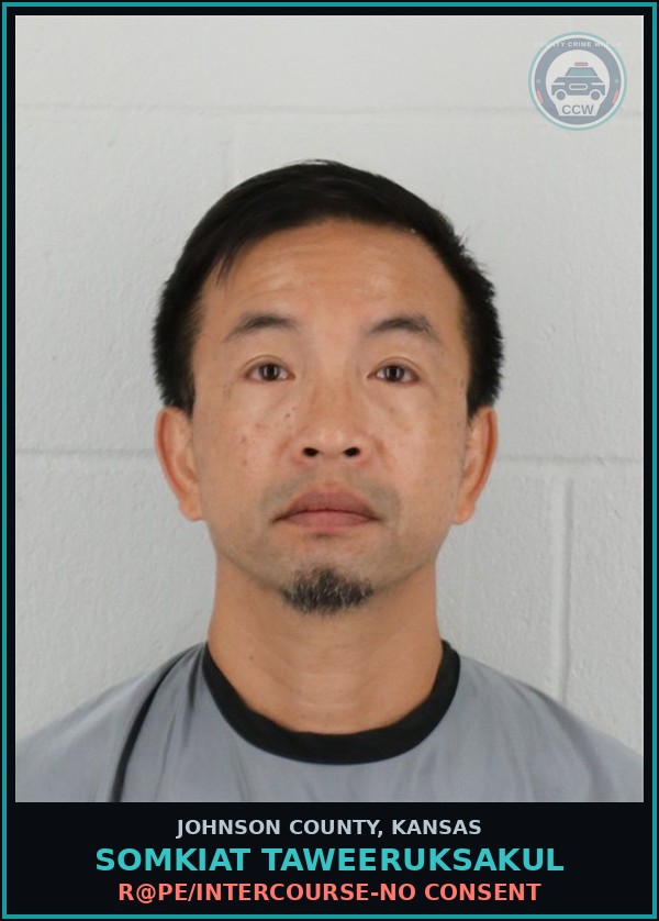 Booking mugshot of SOMKIAT TAWEERUKSAKUL in Johnson County