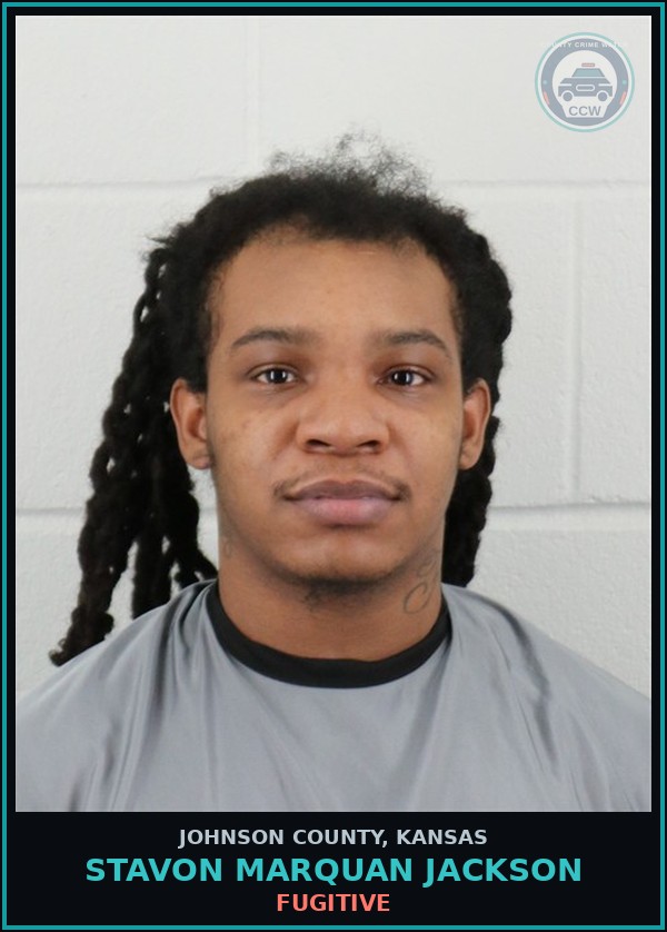 Booking mugshot of STAVON MARQUAN JACKSON in Johnson County