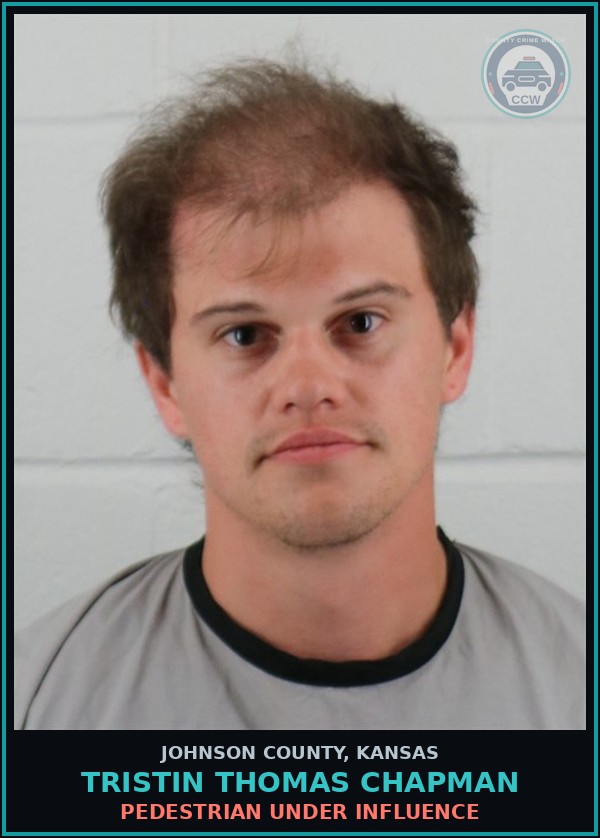 Booking mugshot of TRISTIN THOMAS CHAPMAN in Johnson County