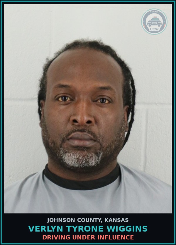 Booking mugshot of VERLYN TYRONE WIGGINS in Johnson County