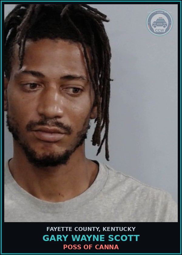Booking mugshot of GARY WAYNE SCOTT in Fayette County