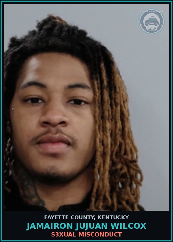 Booking mugshot of JAMAIRON JUJUAN WILCOX in Fayette County