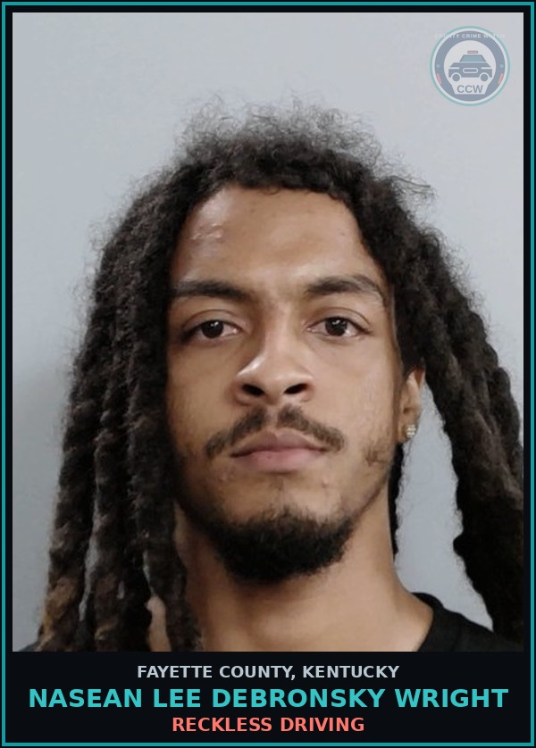 Booking mugshot of NASEAN LEE DEBRONSKY WRIGHT in Fayette County