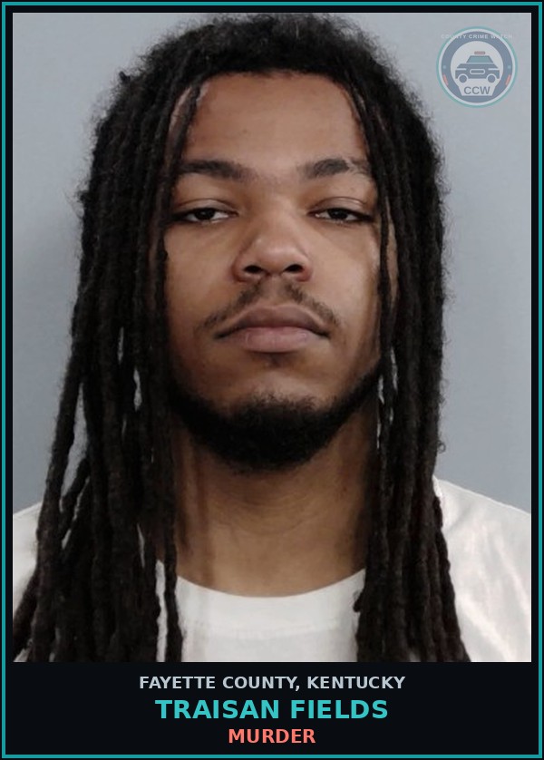 Booking mugshot of TRAISAN FIELDS in Fayette County