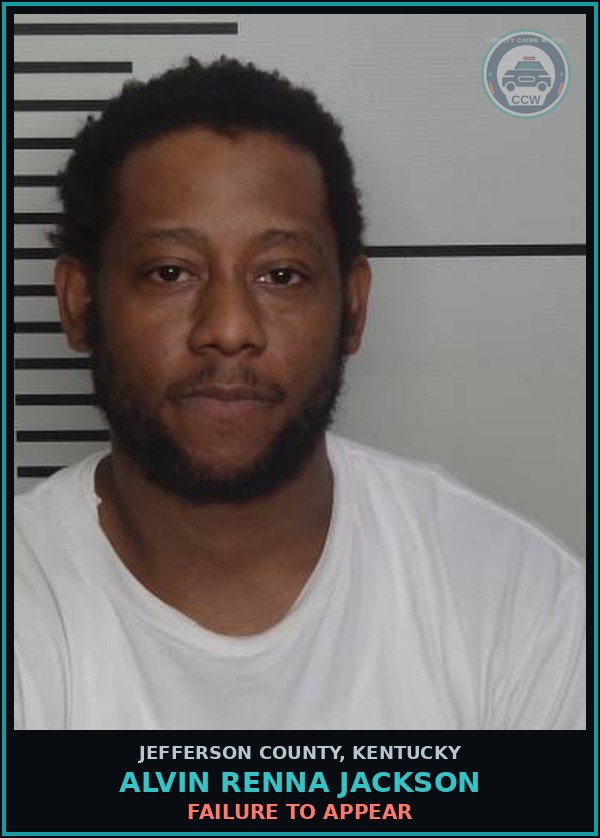 Booking mugshot of Alvin Renna Jackson in Jefferson County