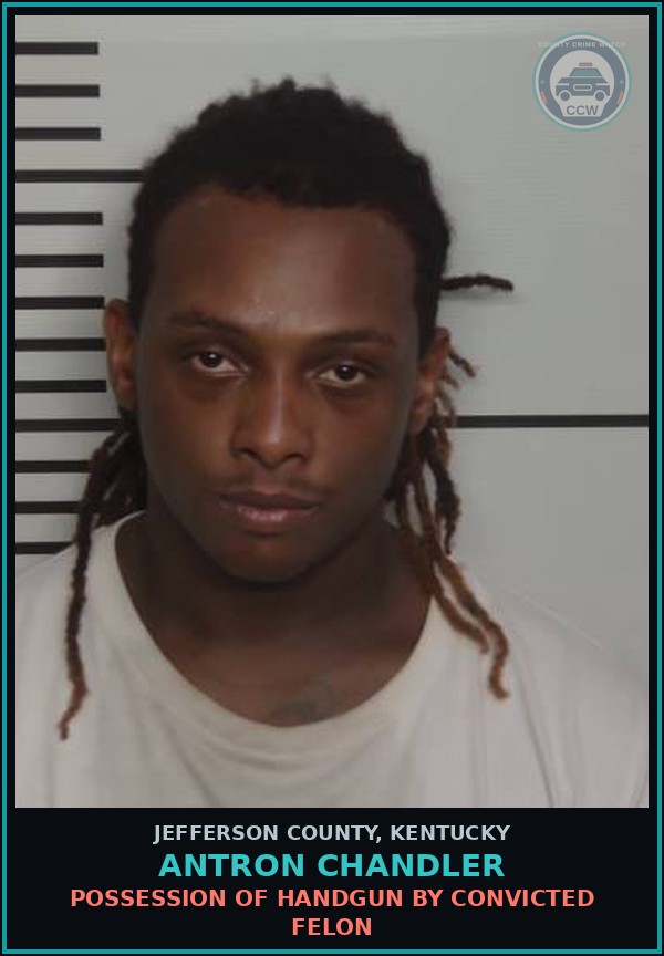 Booking mugshot of Antron Chandler in Jefferson County