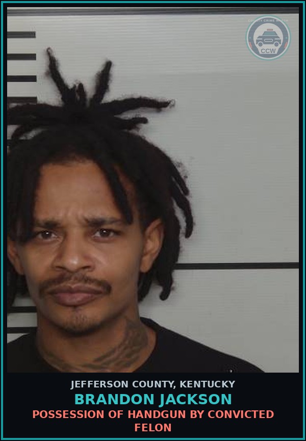 Booking mugshot of Brandon Jackson in Jefferson County