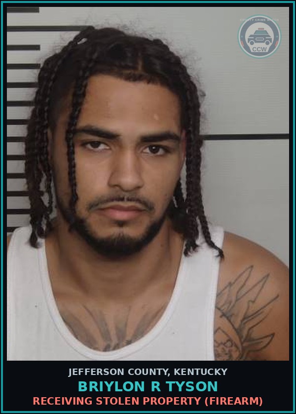 Booking mugshot of Briylon R Tyson in Jefferson County