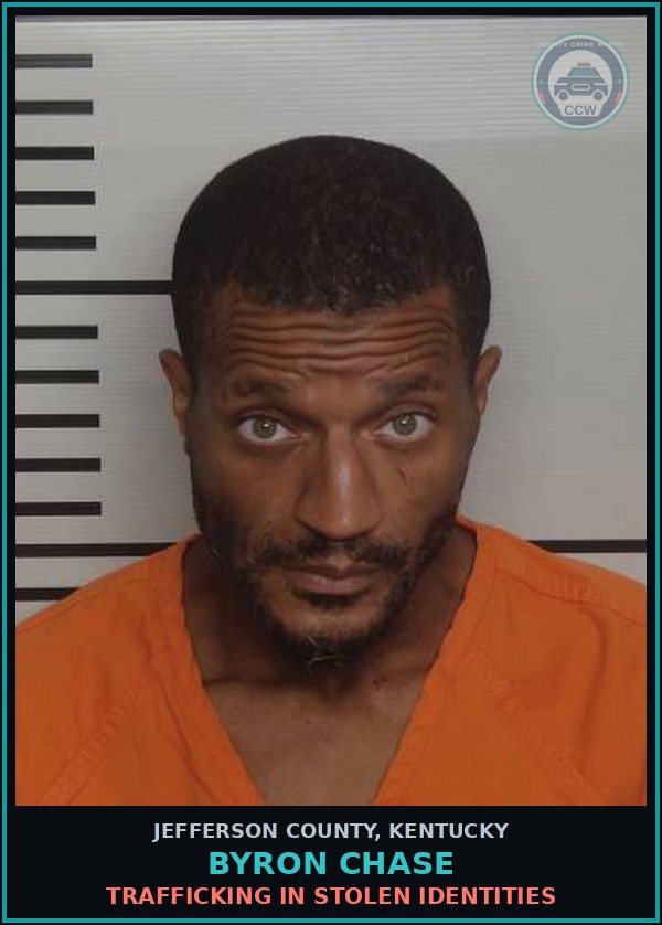 Booking mugshot of Byron Chase in Jefferson County