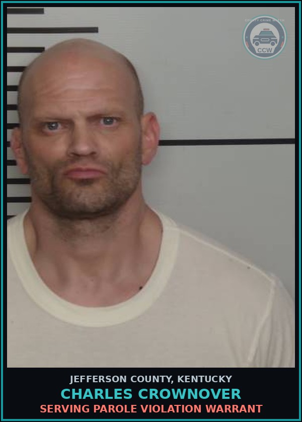 Booking mugshot of Charles Crownover in Jefferson County