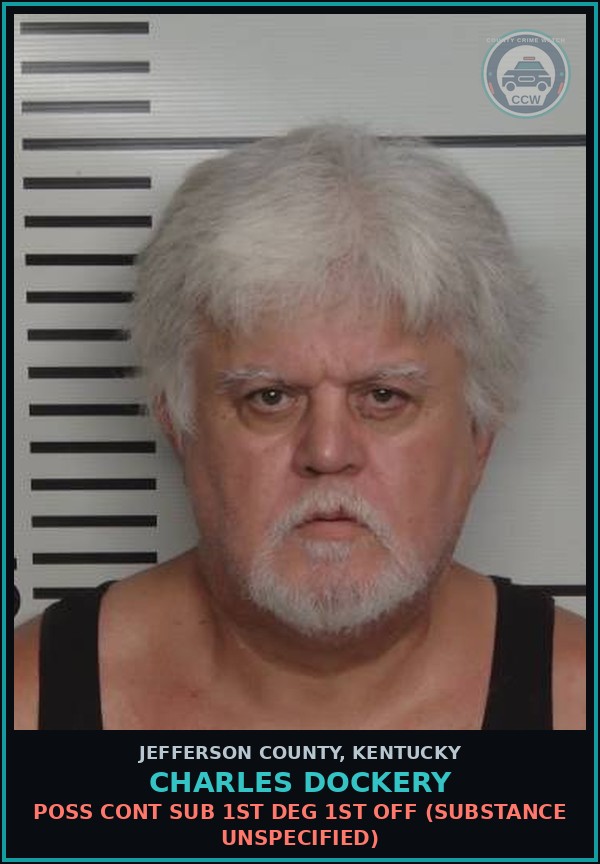 Booking mugshot of Charles Dockery in Jefferson County
