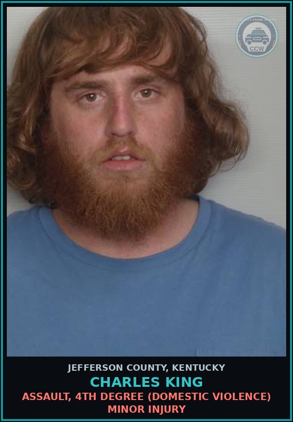 Booking mugshot of Charles King in Jefferson County