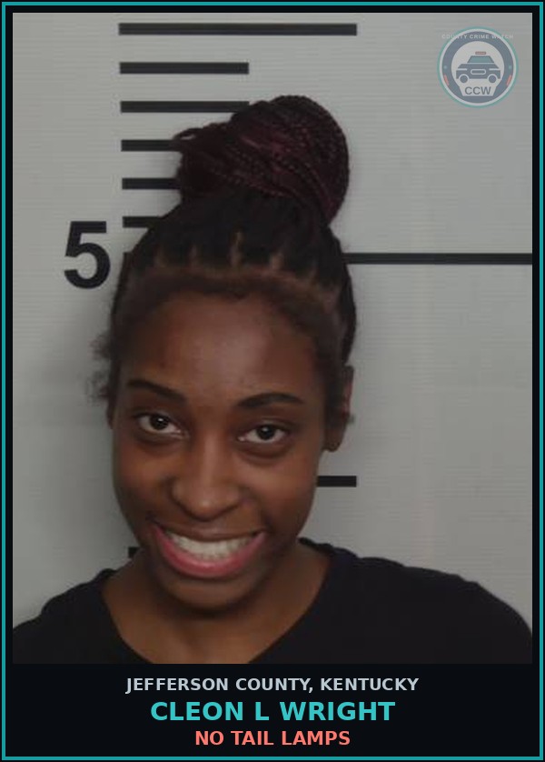 Booking mugshot of Cleon L Wright in Jefferson County