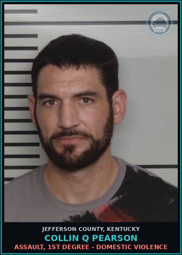 Booking mugshot of Collin Q Pearson in Jefferson County