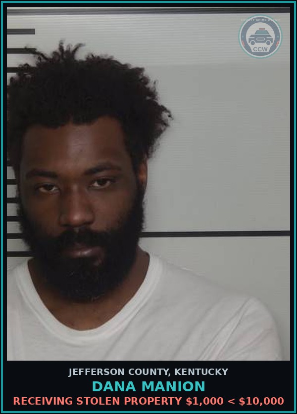 Booking mugshot of Dana Manion in Jefferson County