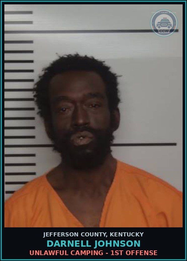 Booking mugshot of Darnell Johnson in Jefferson County