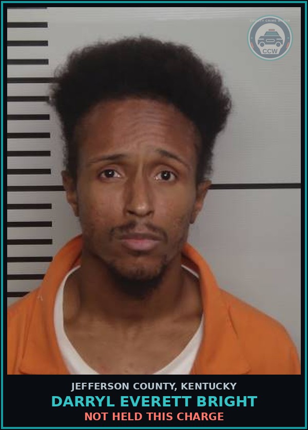 Booking mugshot of Darryl Everett Bright in Jefferson County