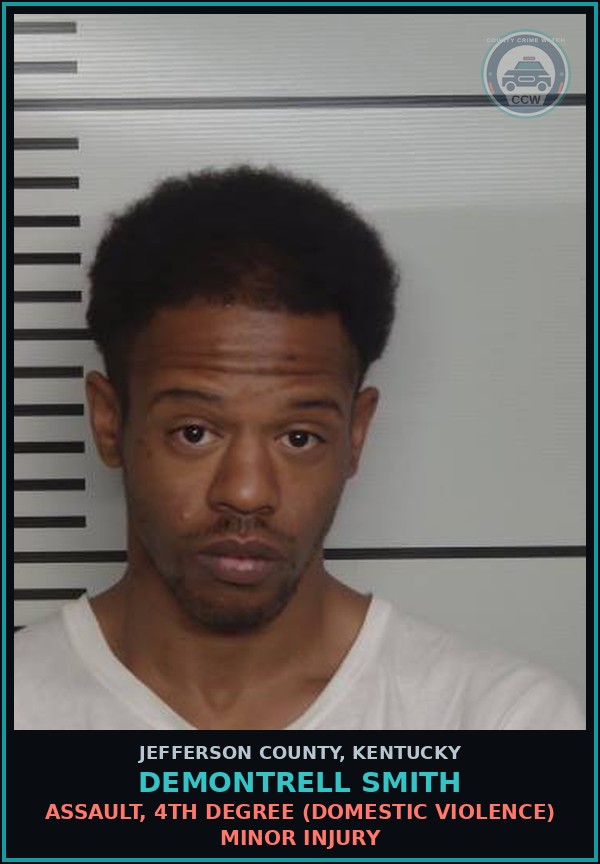 Booking mugshot of Demontrell Smith in Jefferson County