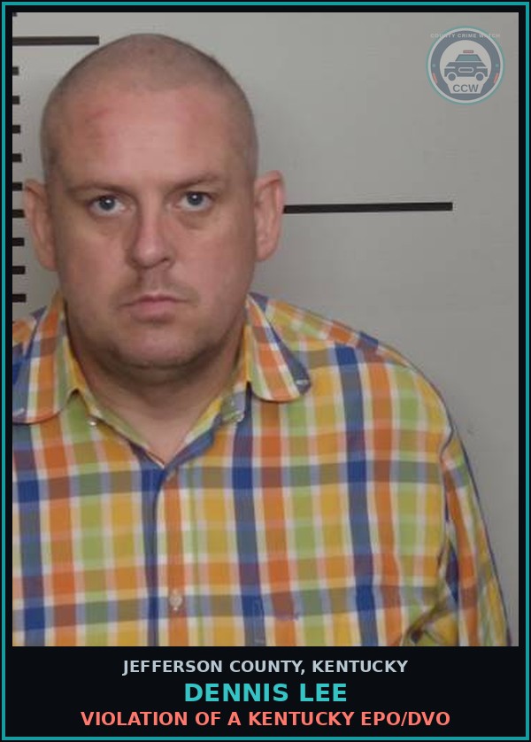 Booking mugshot of Dennis Lee in Jefferson County