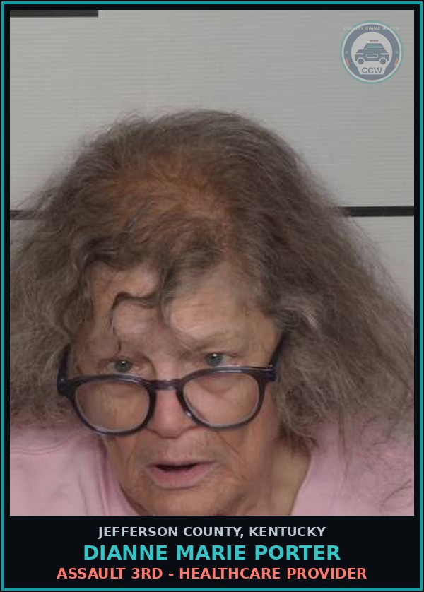 Booking mugshot of Dianne Marie Porter in Jefferson County