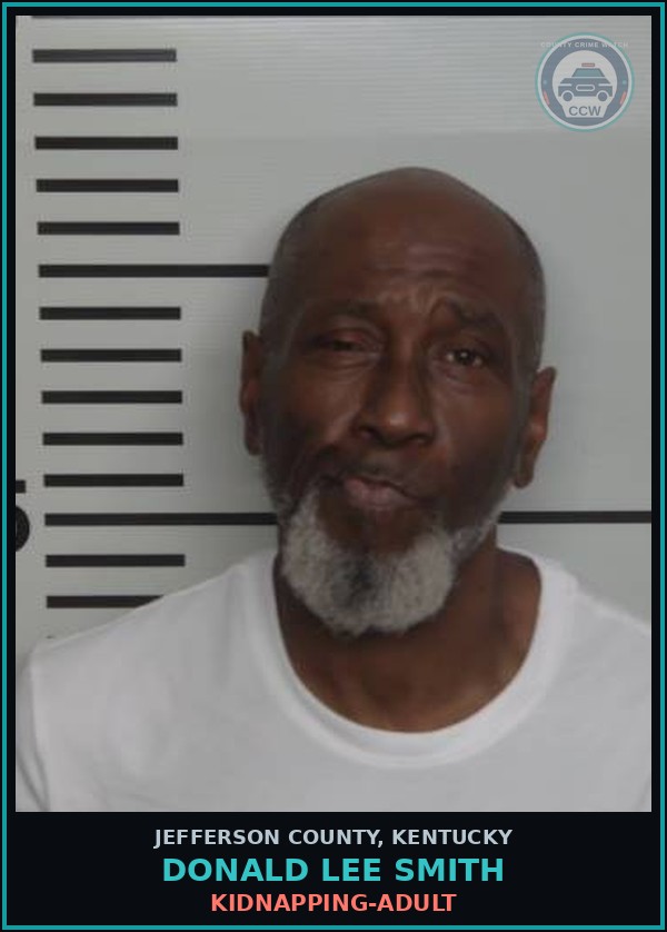 Booking mugshot of Donald Lee Smith in Jefferson County