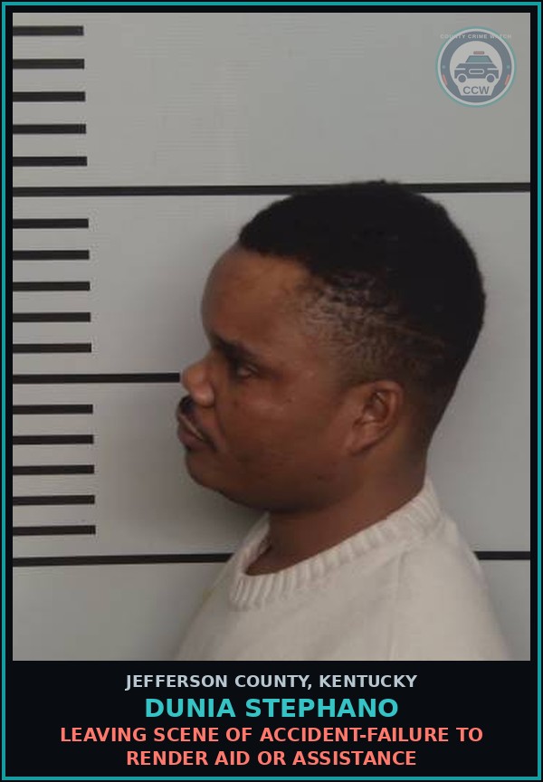 Booking mugshot of Dunia Stephano in Jefferson County