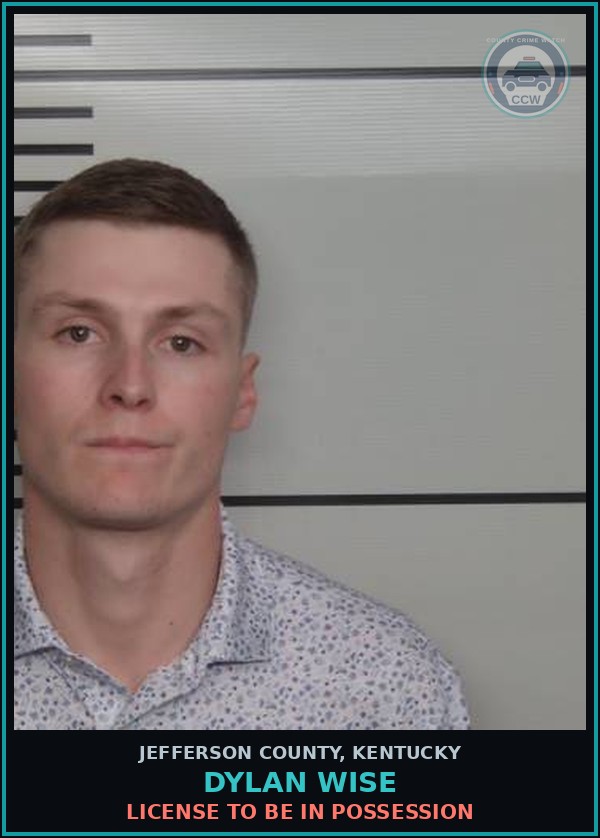 Booking mugshot of Dylan Wise in Jefferson County