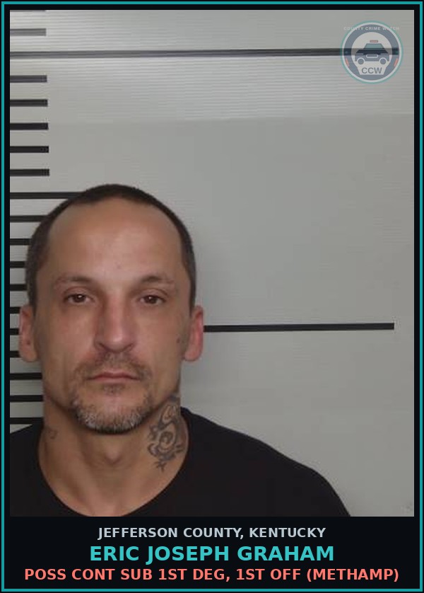 Booking mugshot of Eric Joseph Graham in Jefferson County