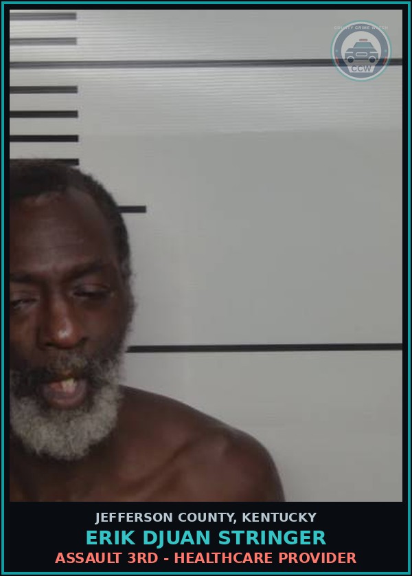 Booking mugshot of Erik Djuan Stringer in Jefferson County