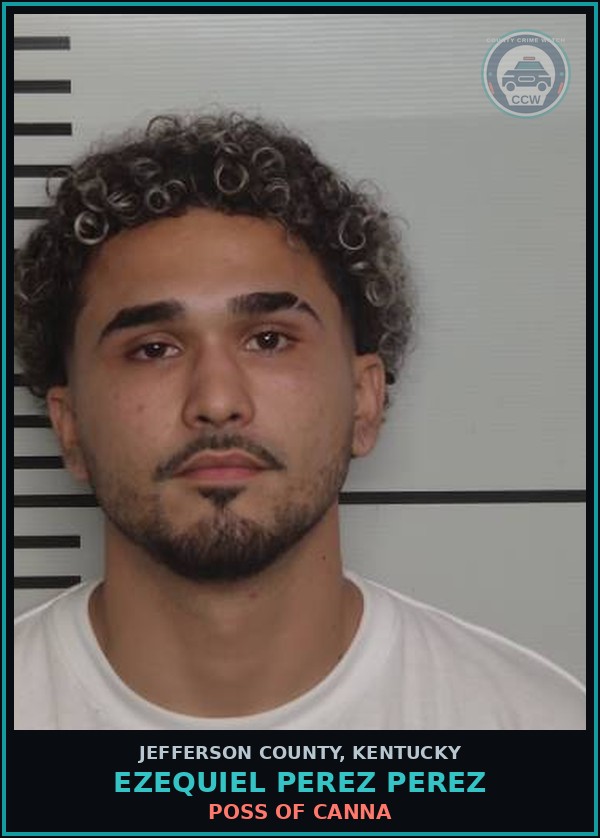 Booking mugshot of Ezequiel Perez Perez in Jefferson County