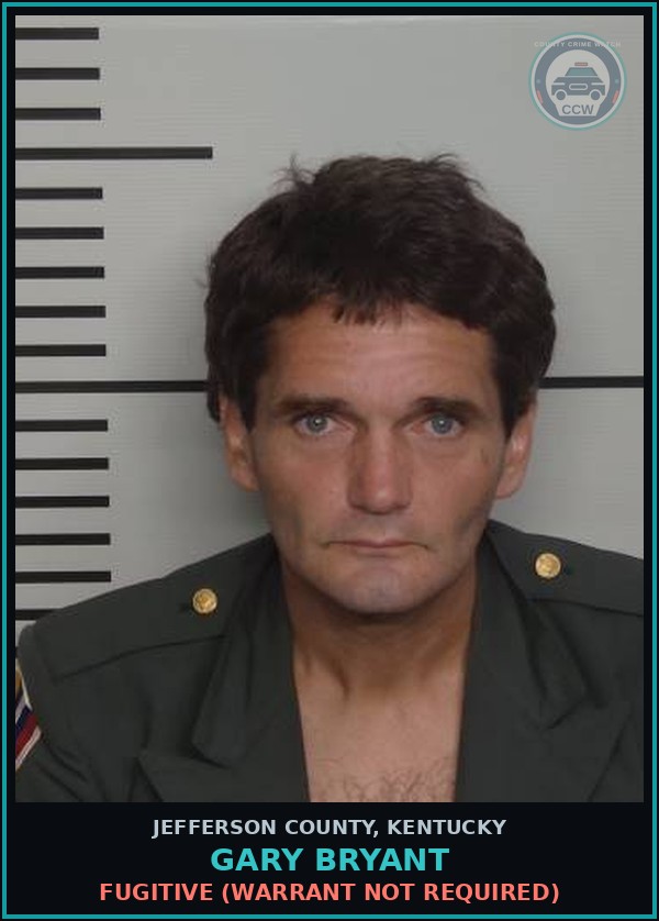 Booking mugshot of Gary Bryant in Jefferson County