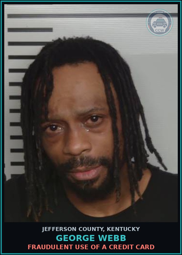Booking mugshot of George Webb in Jefferson County
