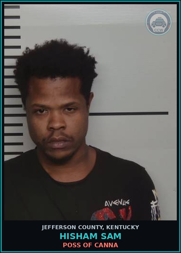 Booking mugshot of Hisham Sam in Jefferson County