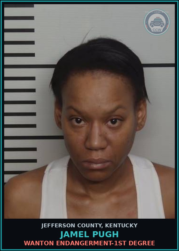 Booking mugshot of Jamel Pugh in Jefferson County