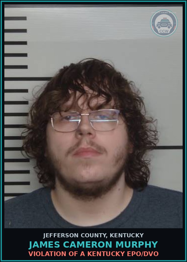 Booking mugshot of James Cameron Murphy in Jefferson County