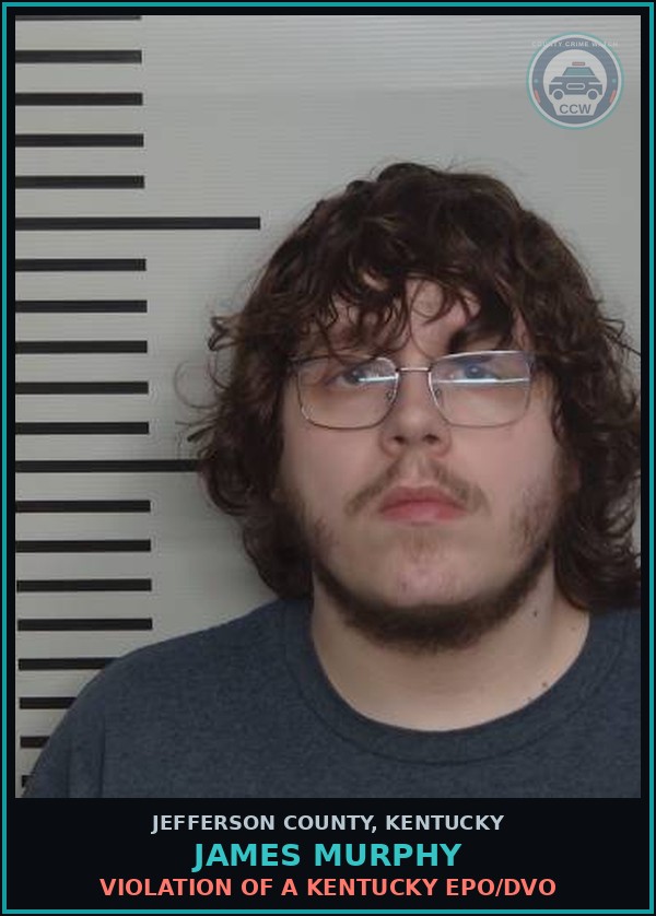 Booking mugshot of James Murphy in Jefferson County
