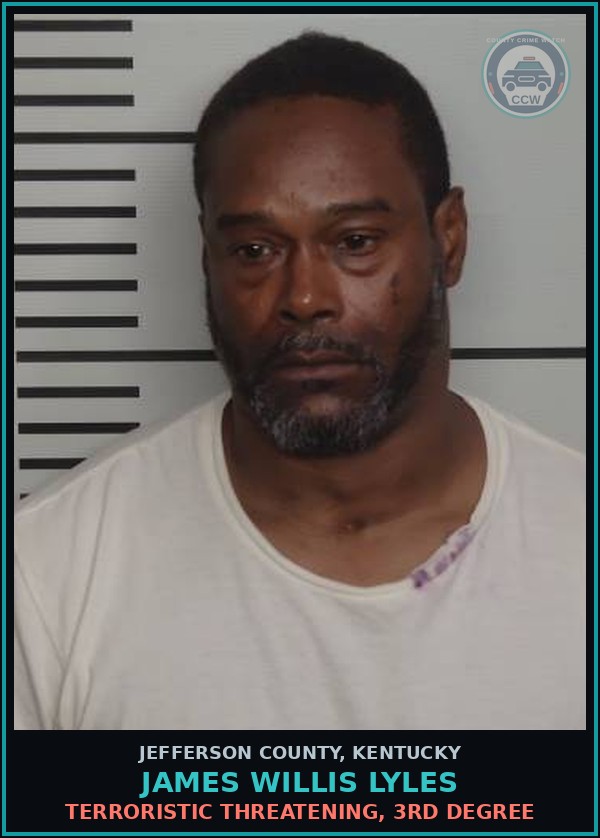 Booking mugshot of James Willis Lyles in Jefferson County