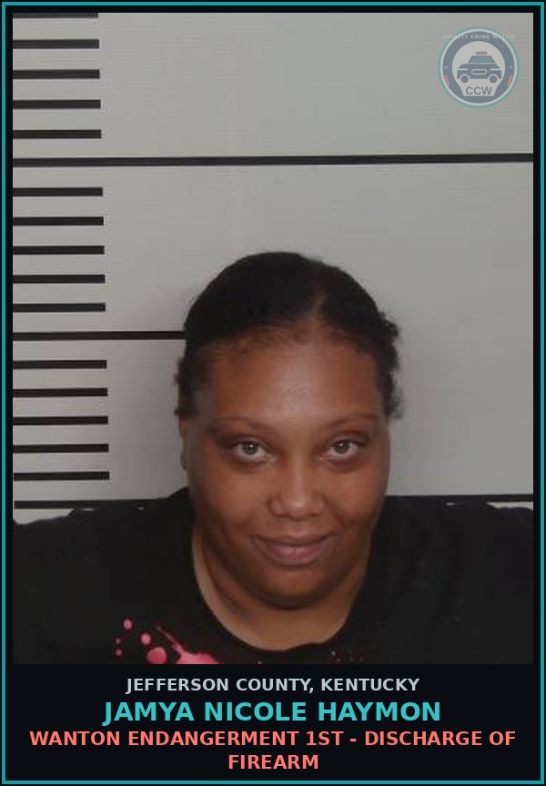 Booking mugshot of Jamya Nicole Haymon in Jefferson County