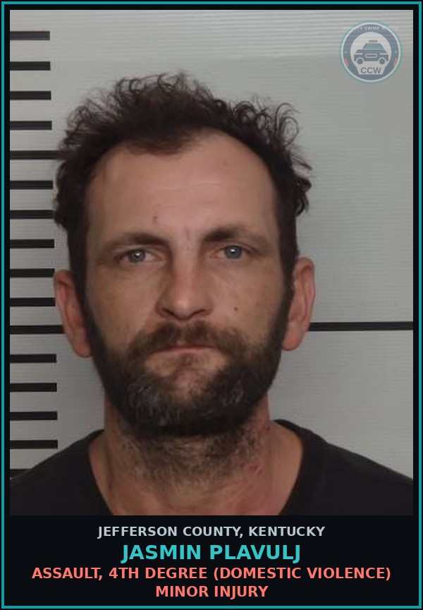 Booking mugshot of Jasmin Plavulj in Jefferson County