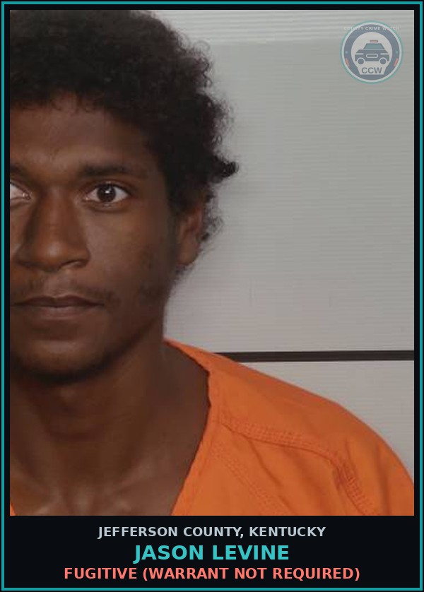 Booking mugshot of Jason Levine in Jefferson County