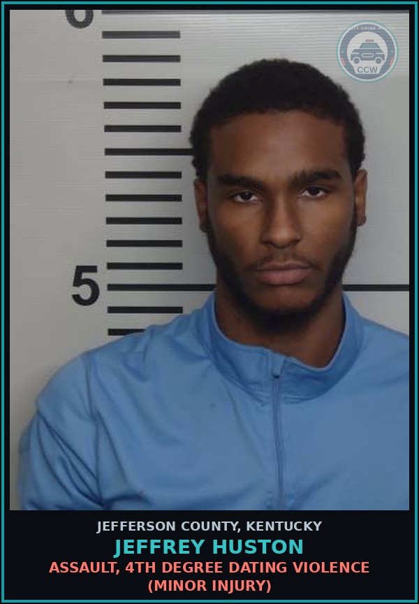 Booking mugshot of Jeffrey Huston in Jefferson County