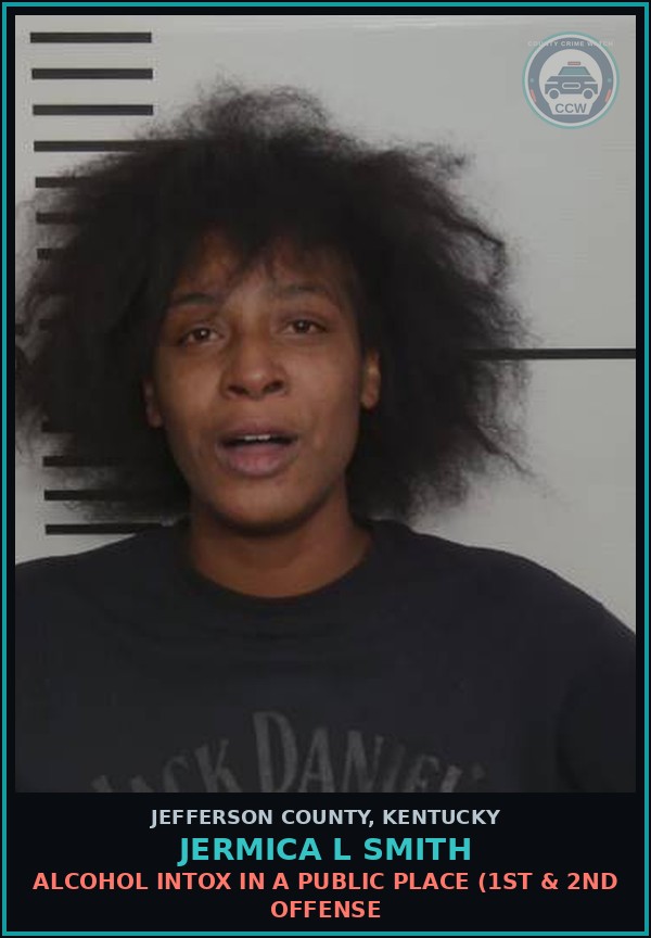 Booking mugshot of Jermica L Smith in Jefferson County